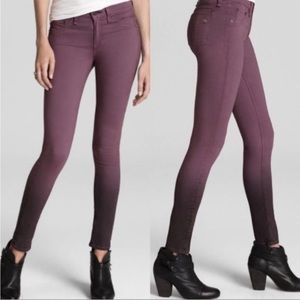 Rag & Bone jean violet leggings Size 25